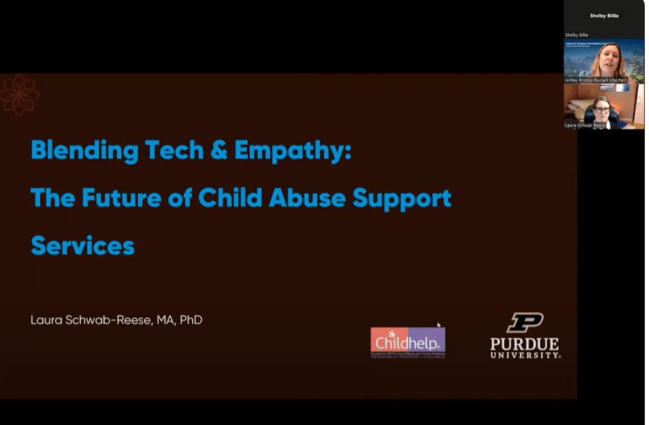 Watch a recent research presentation by Dr. Schwab Reese